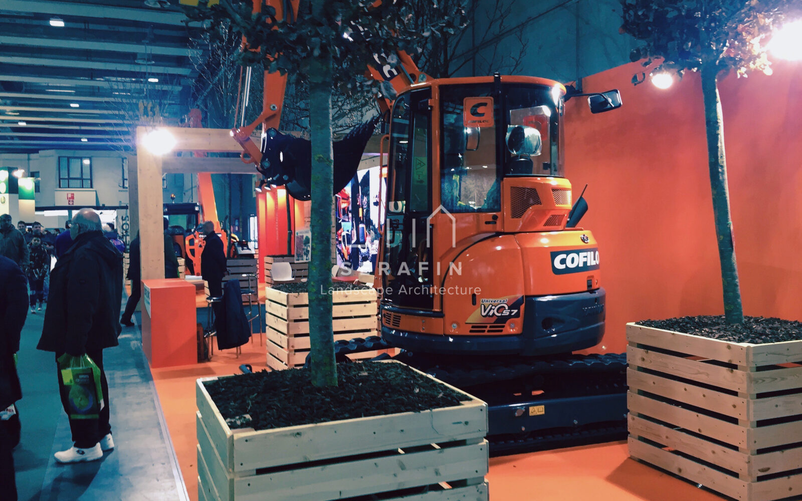 stand setting up Cofiloc Spa agricultural exhibition Verona 2016 - 2