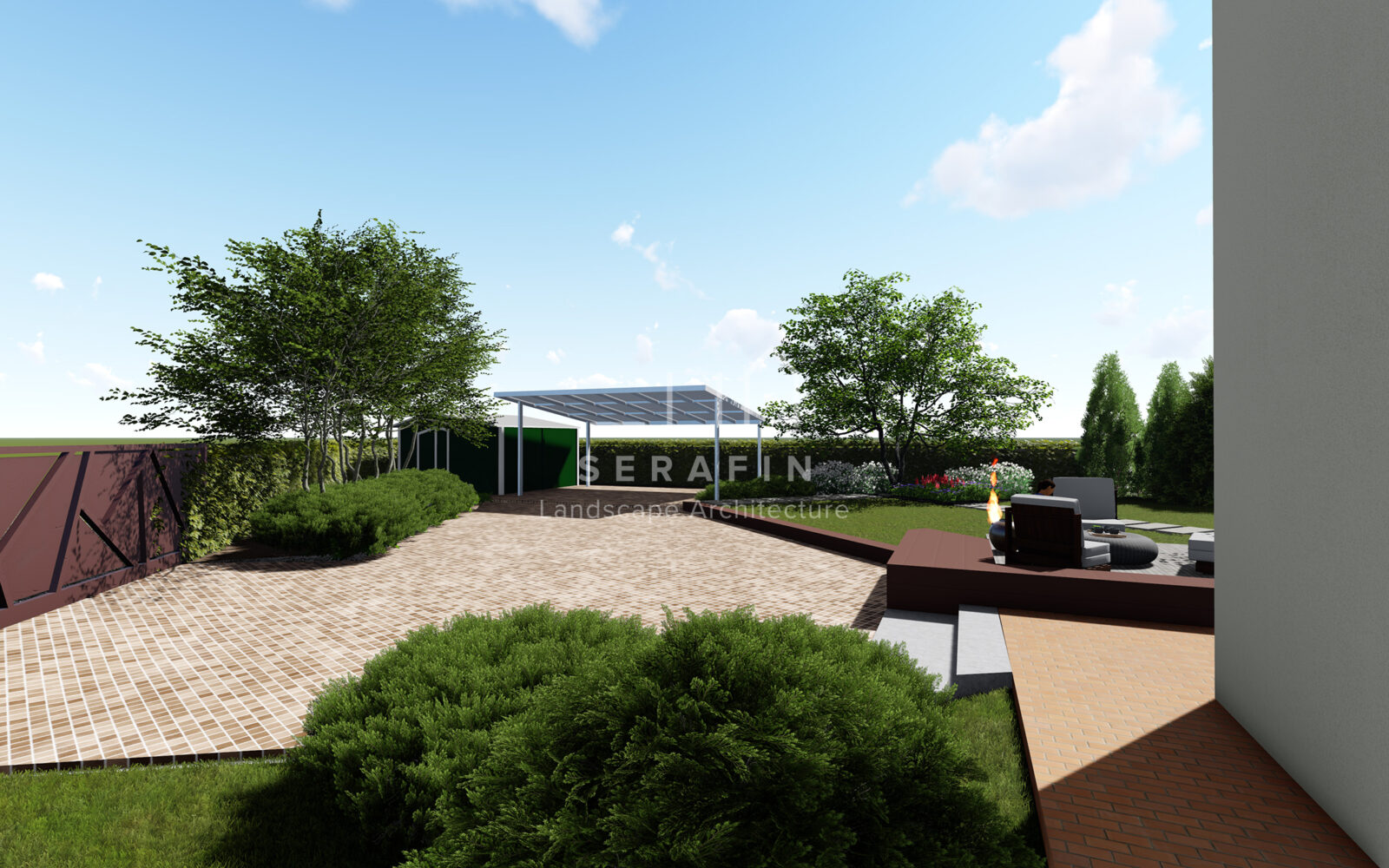 progetto di un giardino privato a padova -3