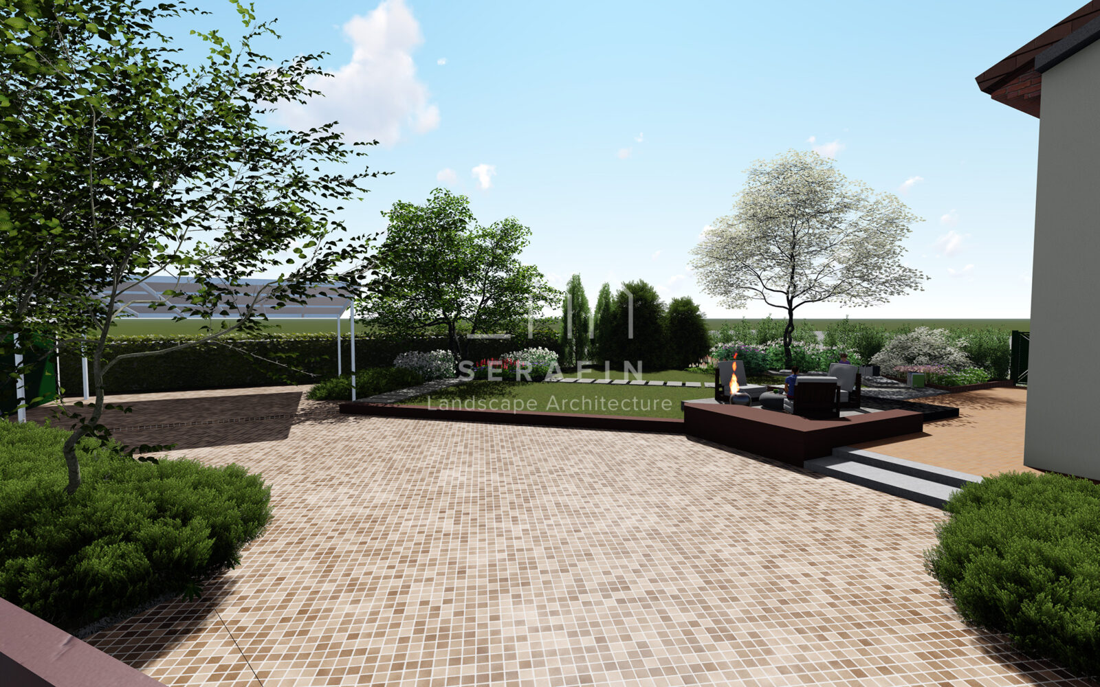 progetto di un giardino privato a padova -4