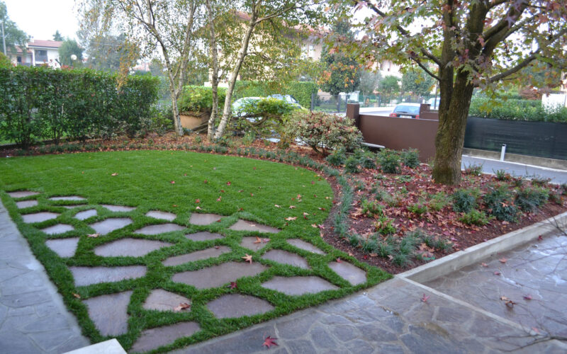 Treviso garden project with automatic systems