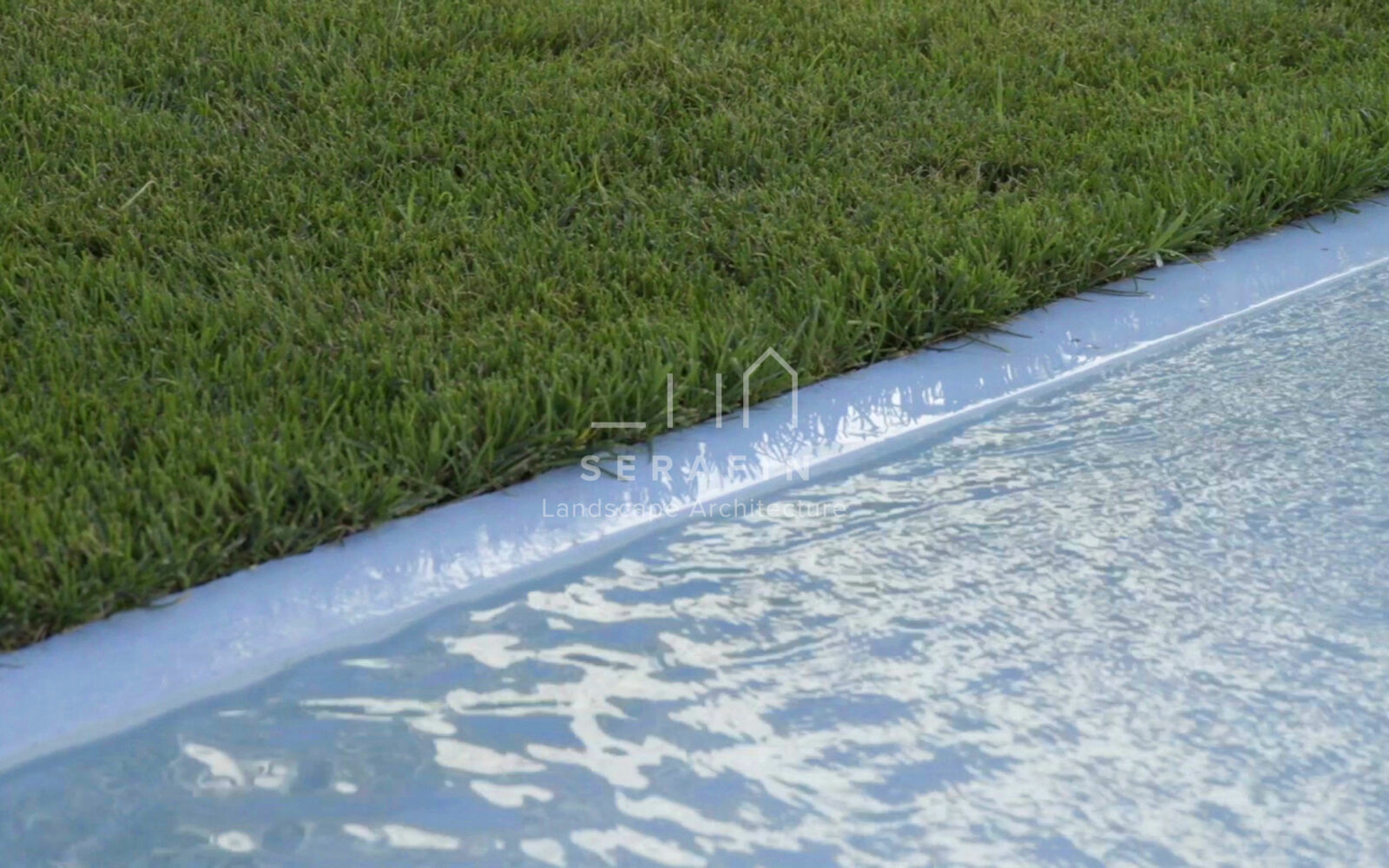 private garden with pool of water - 6