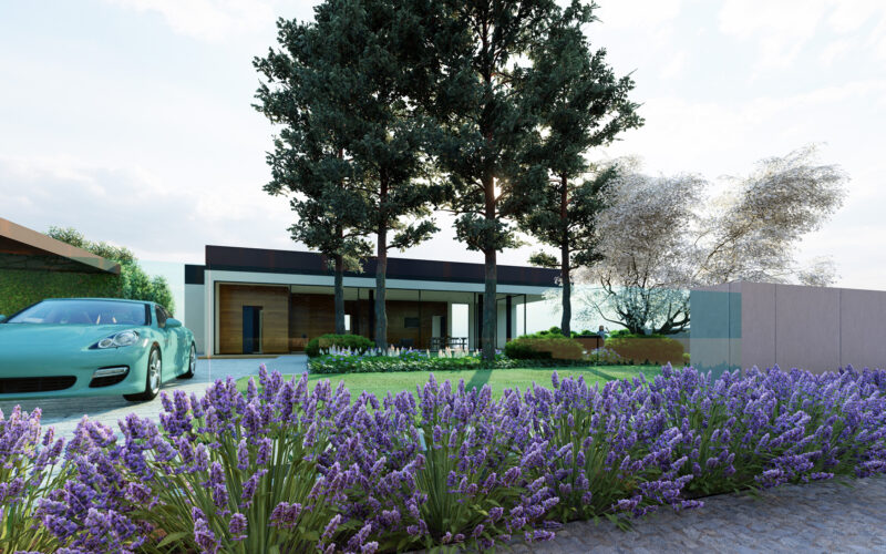 progettazione integrale di un giardino periurbano in provincia di Treviso