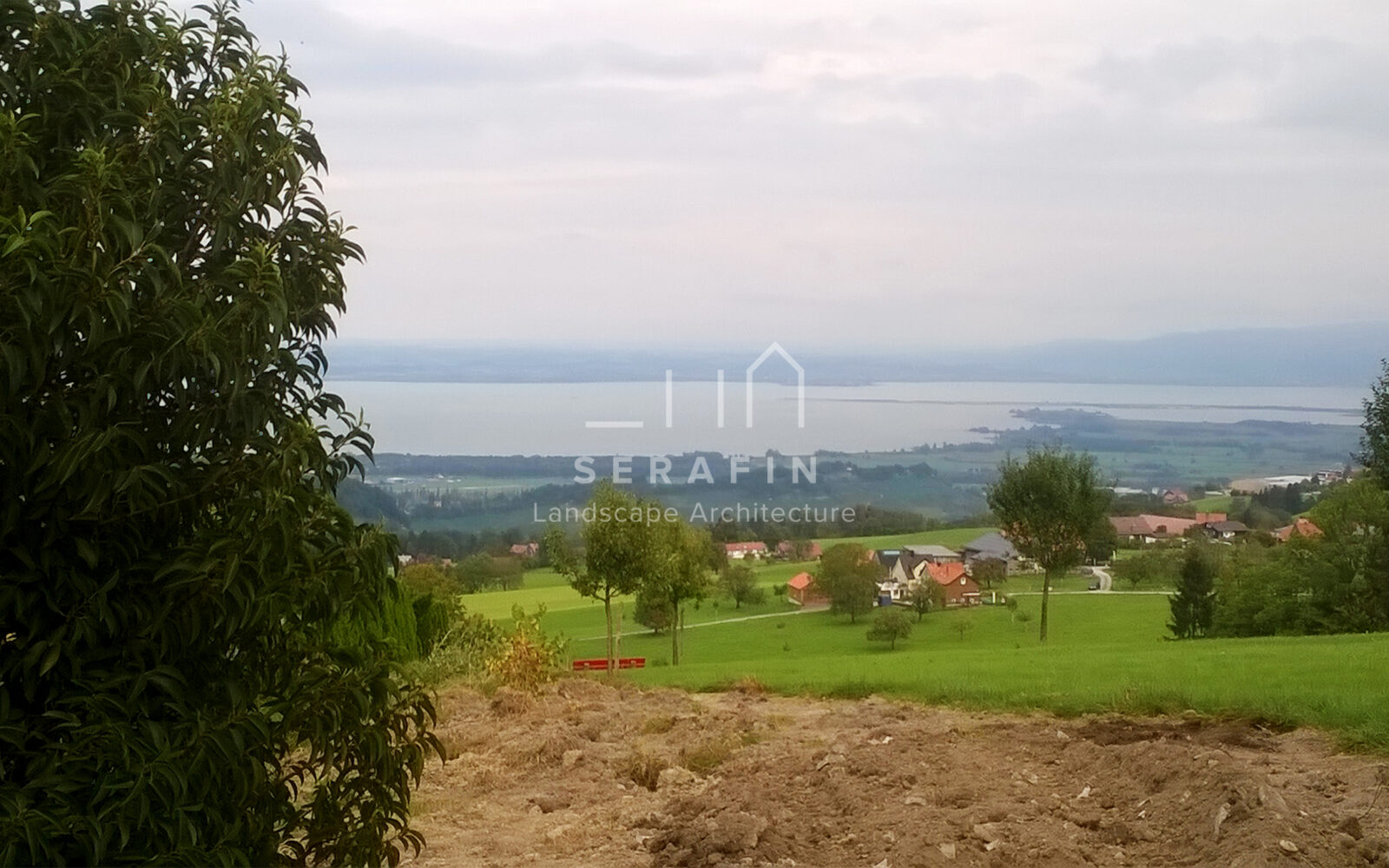 progetto di un giardino di lusso per una villa sul lago in svizzera - 1