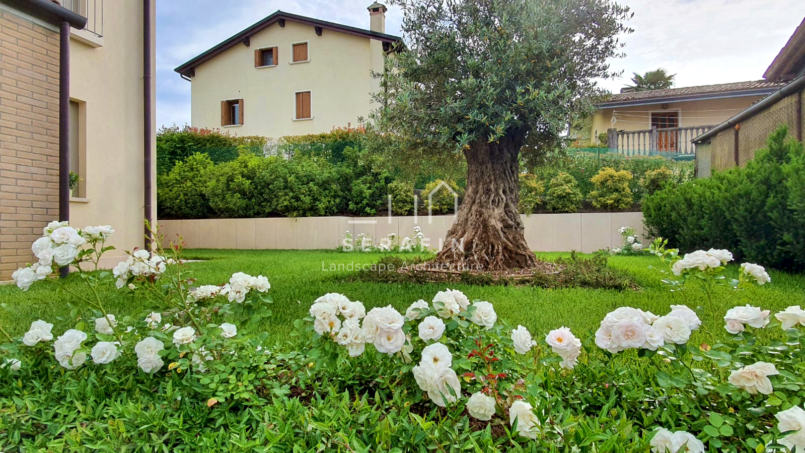 project of a private garden in Soligo