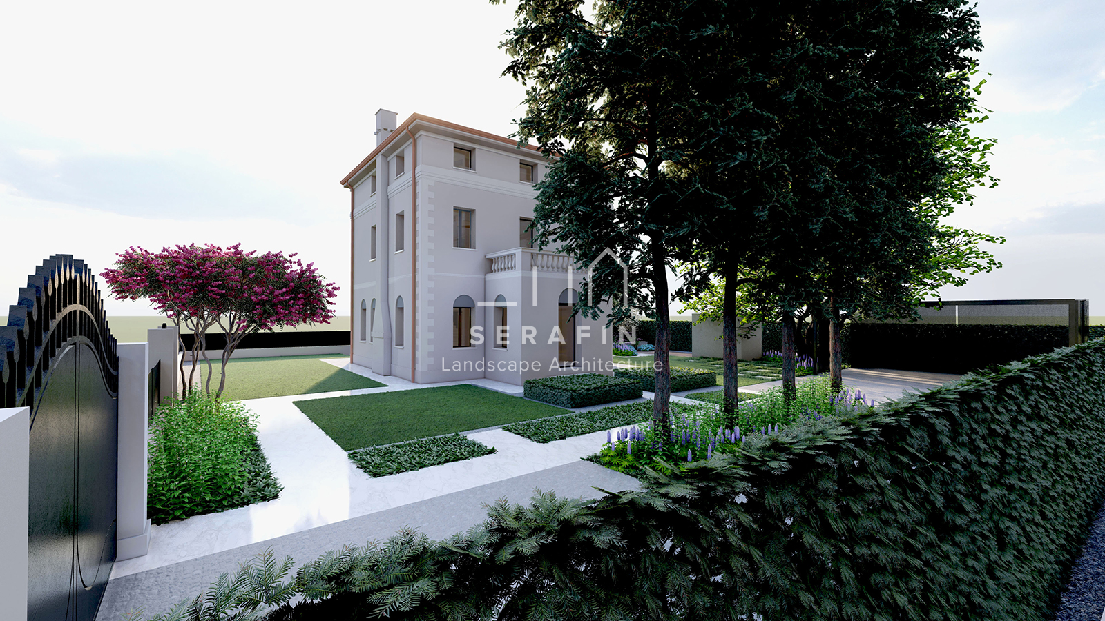 progettazione e realizzazione di un giardino di lusso a Mogliano Veneto - 1