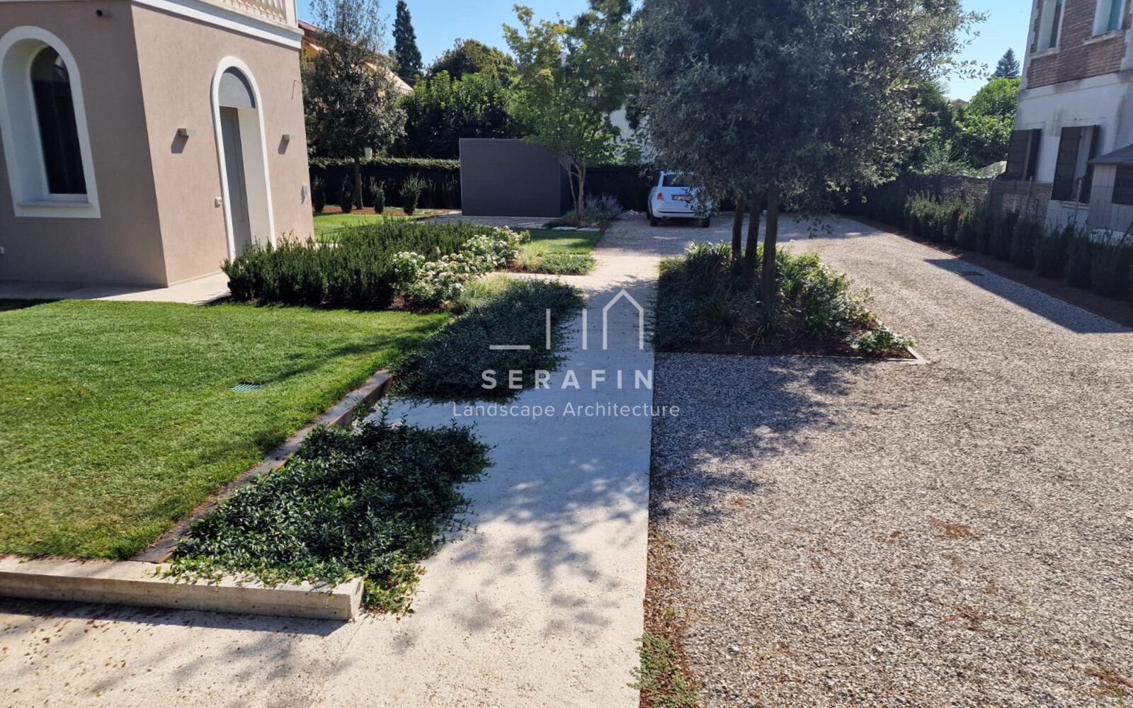 progettazione e realizzazione di un giardino di lusso a Mogliano Veneto