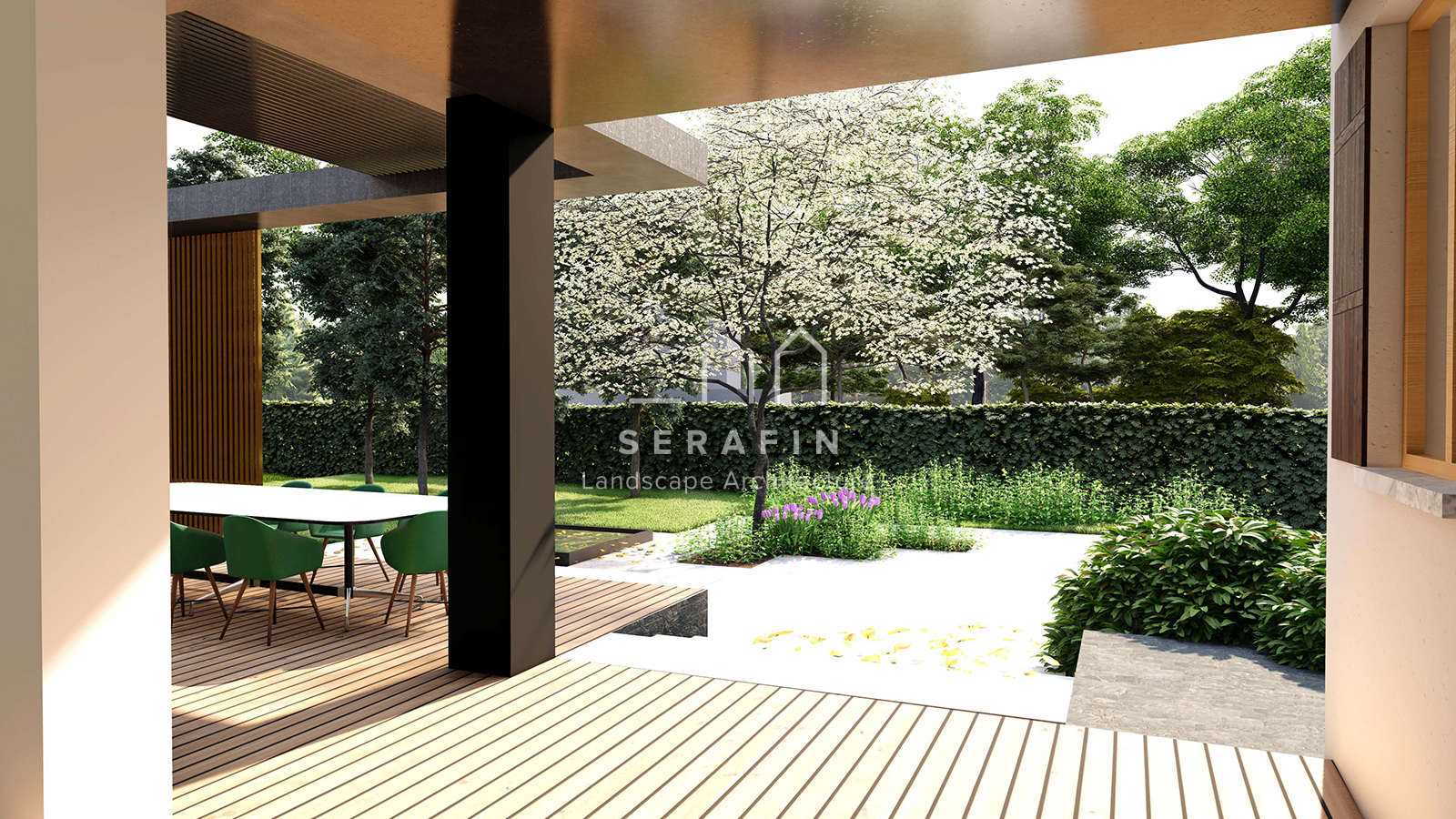 progettazione e realizzazione giardino di lusso a San Biagio di Callalta - 5
