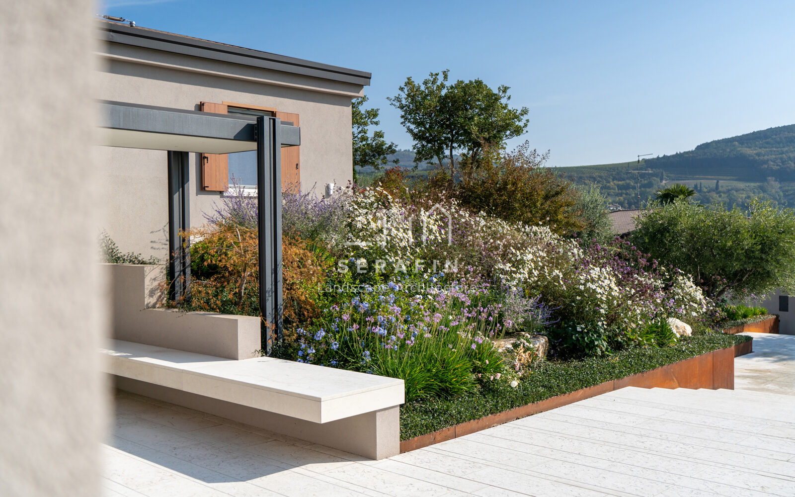 progetto giardino di lusso a Tregnago di Verona - 10