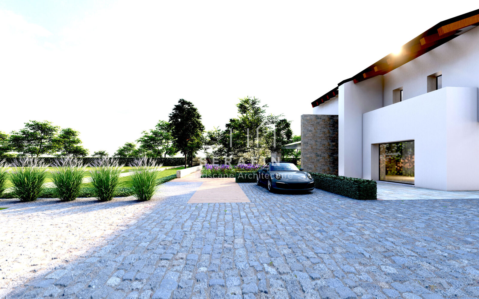 luxury garden project in Montebelluna - 2