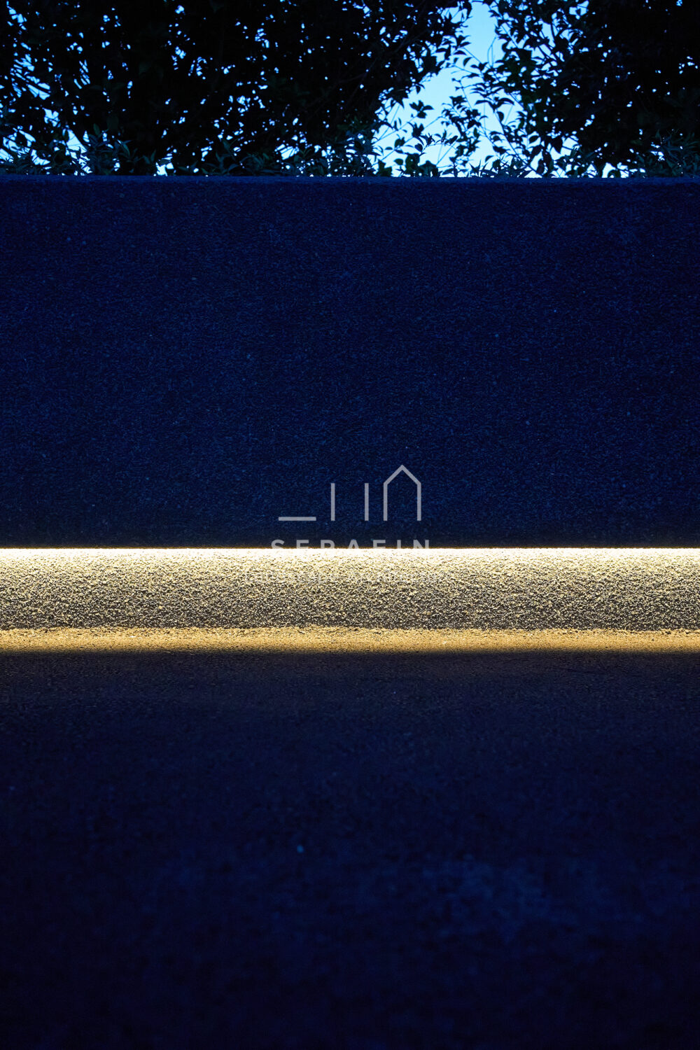 immagine del progetto di un giardino aziendale con parcheggio a San Polo di Piave