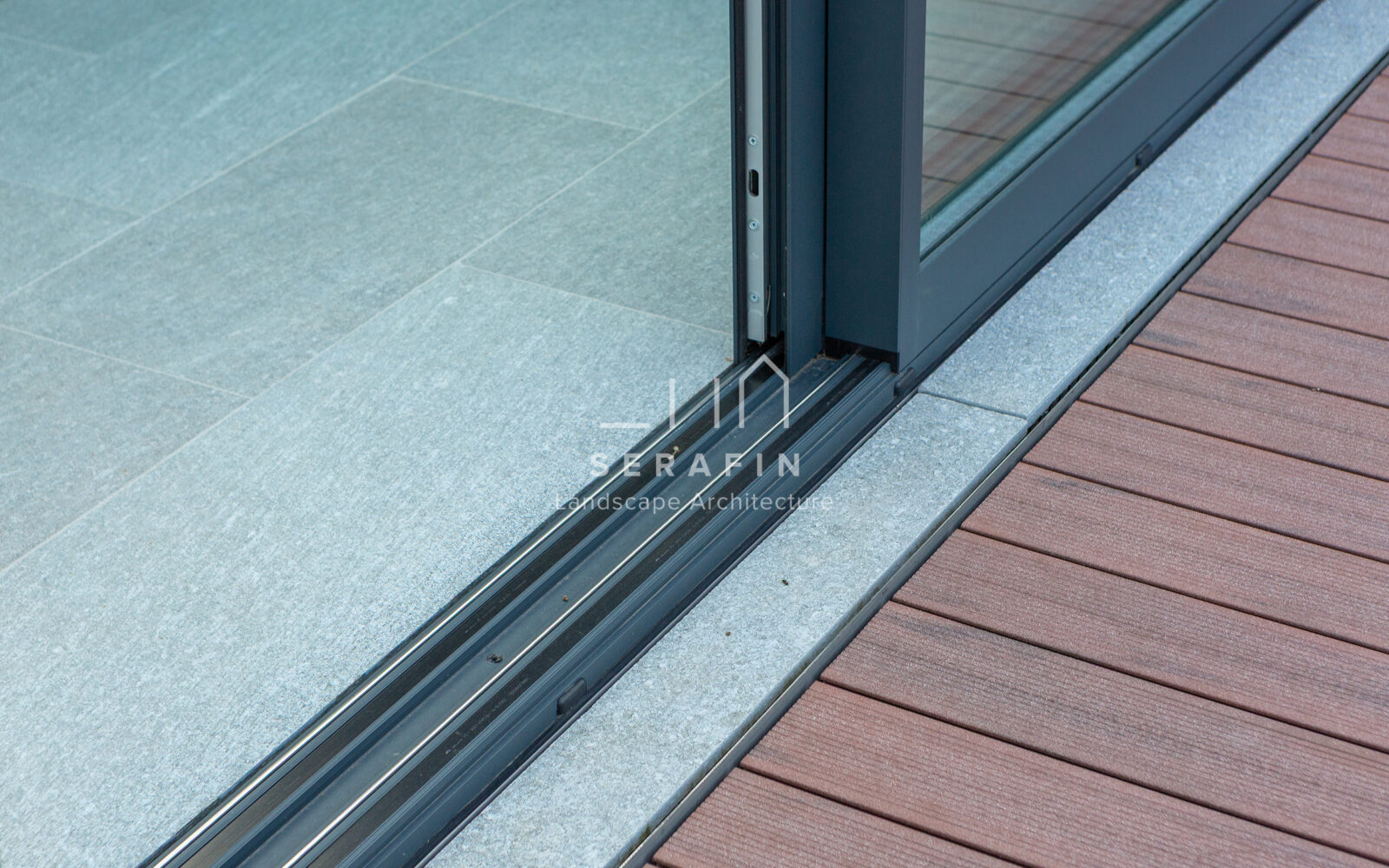 immagine del progetto di un giardino privato di lusso con pergotenda bioclimatica a Treviso